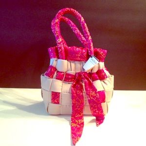 Woven Small Fabric Handbag
